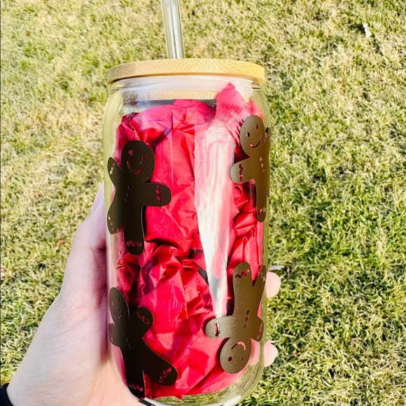 Gingerbread glass beer can - Picture 1 of 3